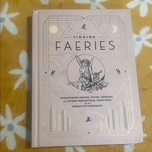 Finding Faeries Pink Hardcover Book